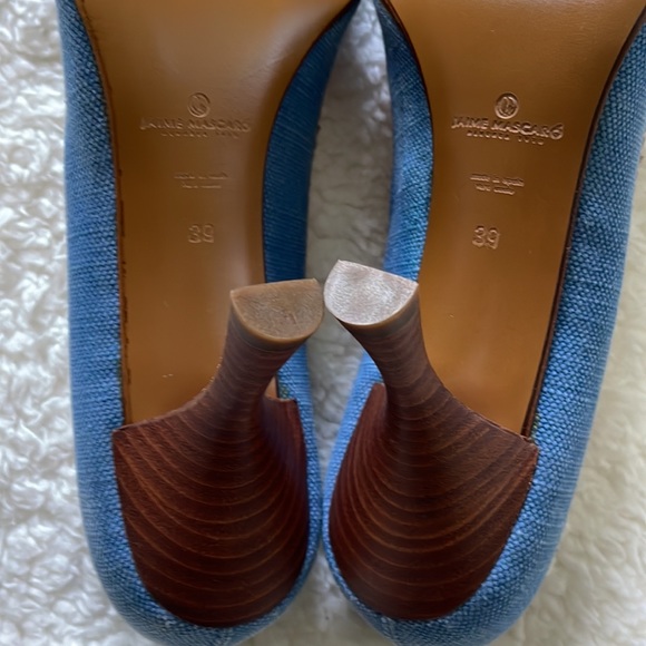 Jaime Mascaro Linone Jeans Serp Ros in Denim/Pink Size-EU 39/USA 8 NWT - Picture 12 of 14